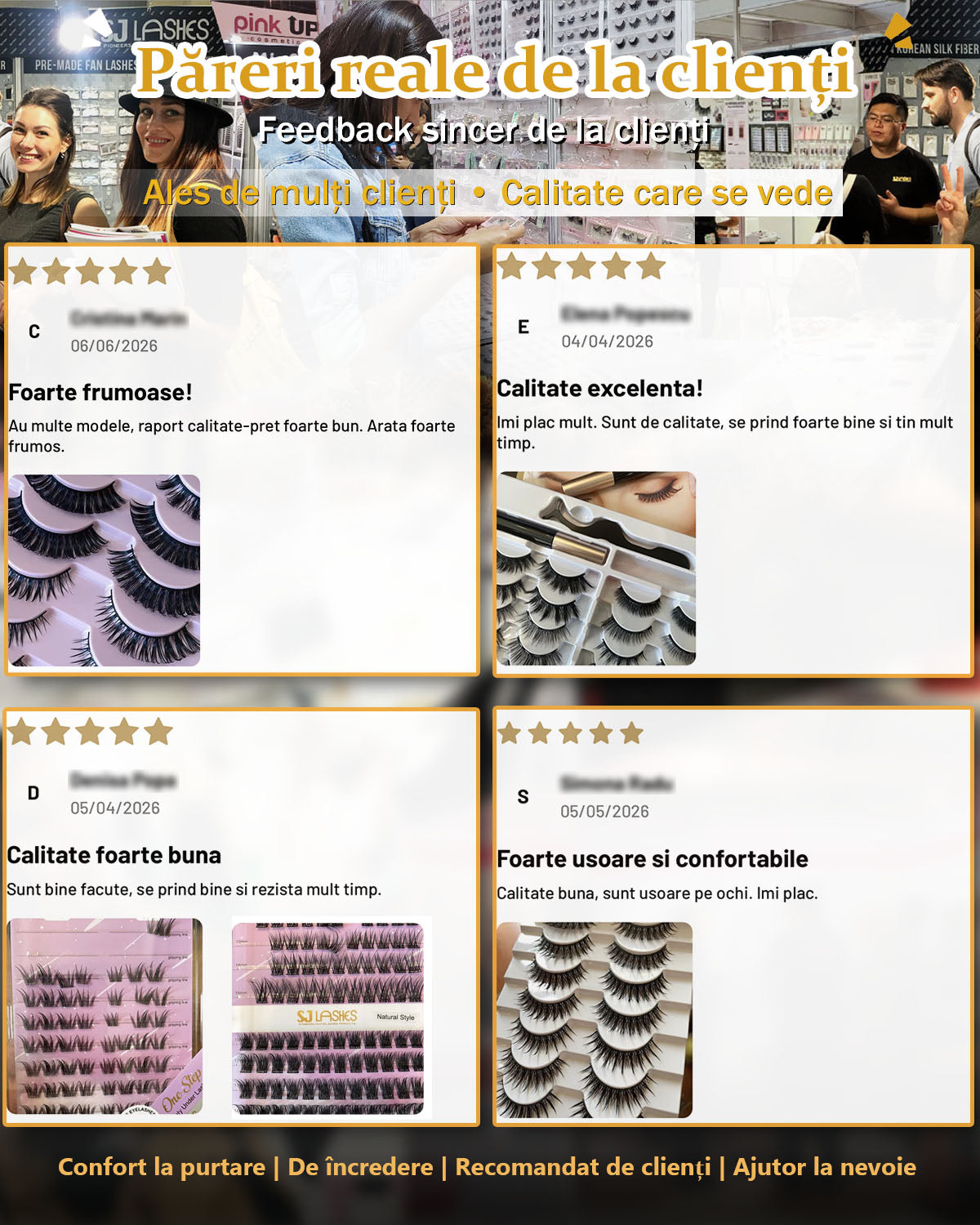 SJLASHES 10 Pairs Magnetic Eyelashes & Eyeliner Kit | Reusable, No Glue False Lashes for Natural to Dramatic Looks