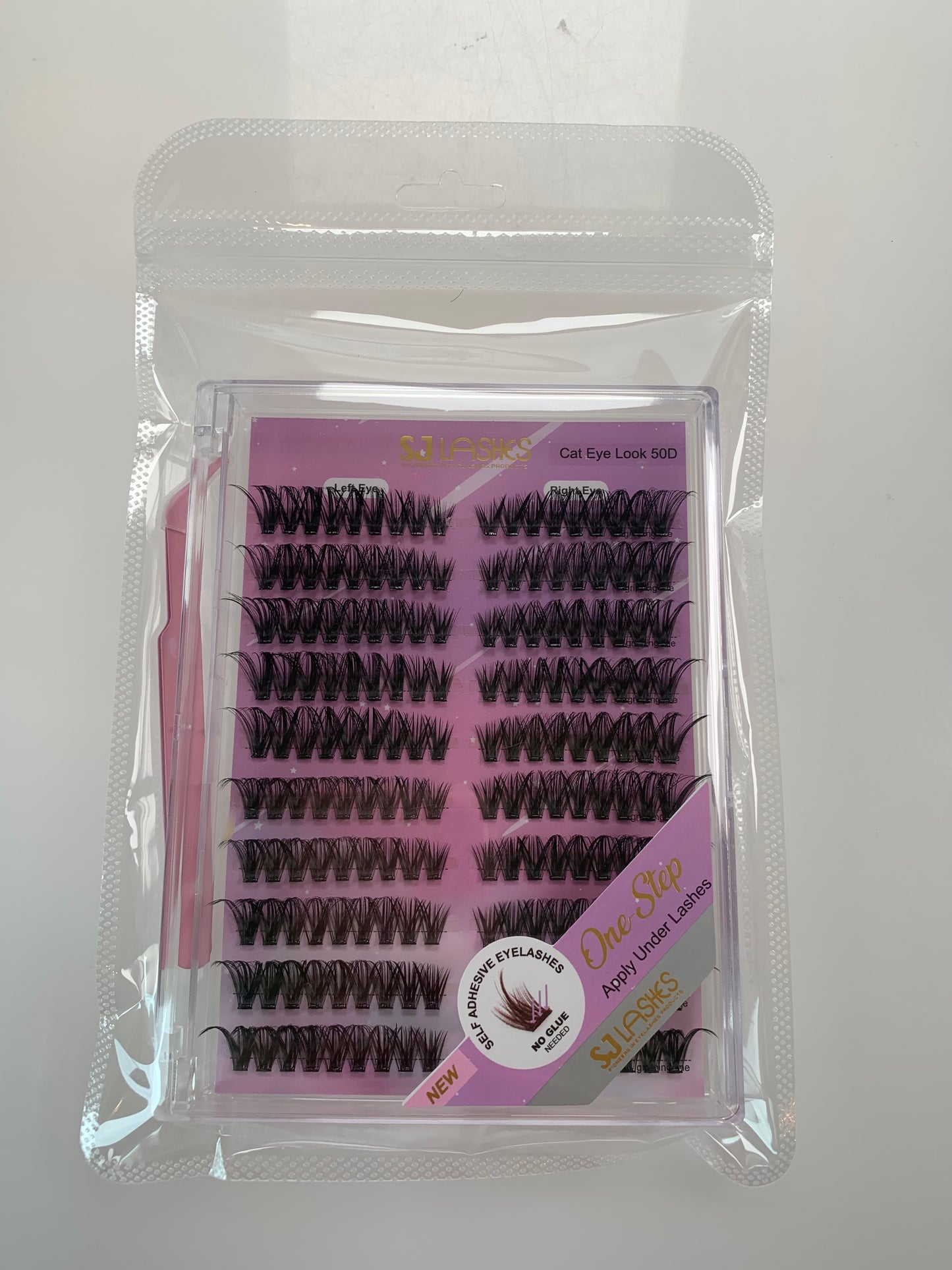 Foxy Eye Volume 50D Press-On Cluster Lash Kit