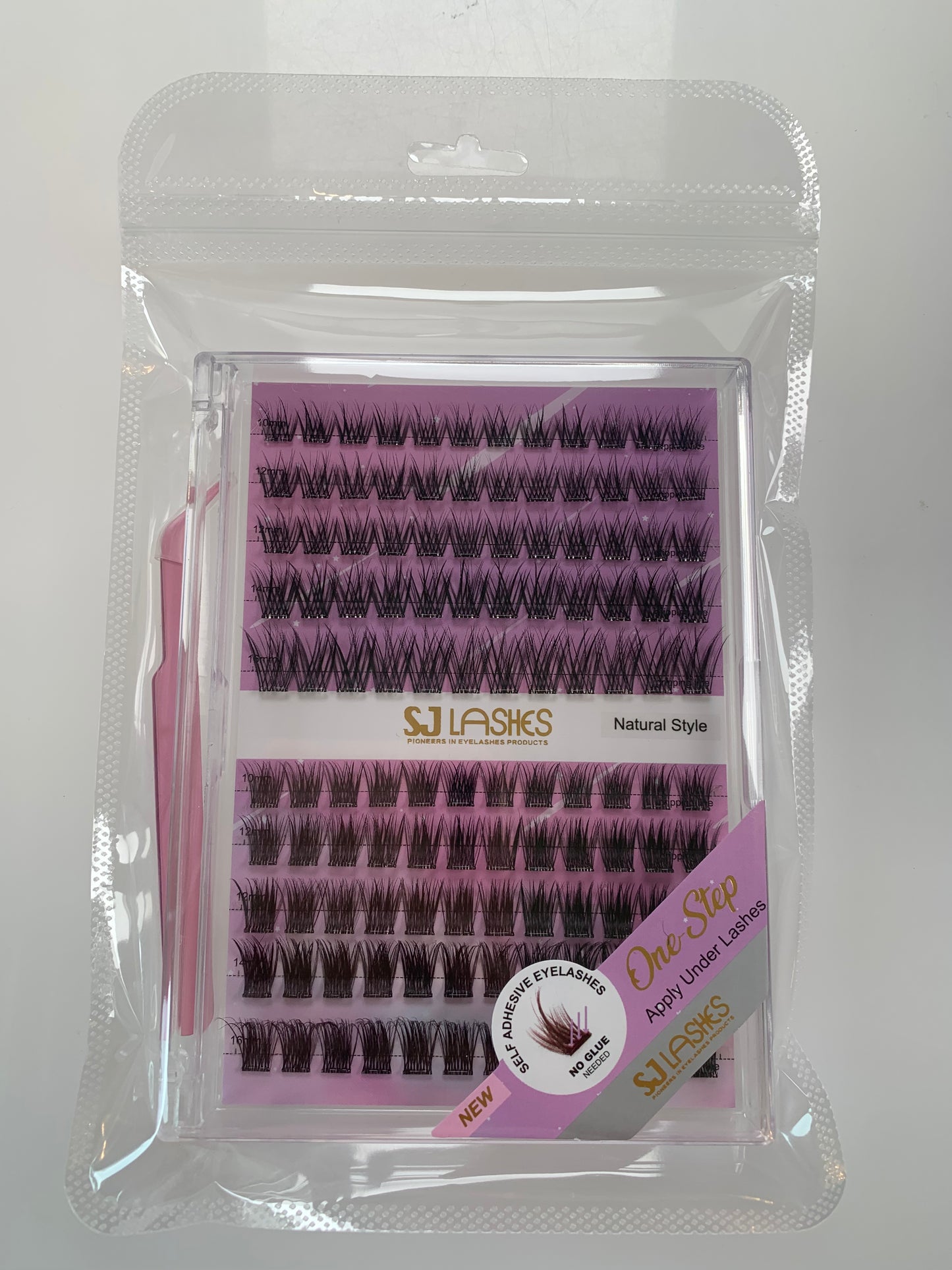Everyday Classic Eyelashes Set (Glue-Free DIY, Natural Crisscross Texture, 3D Wispy)