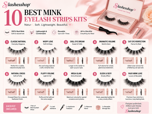 10 Best mink eyelash strips kits
