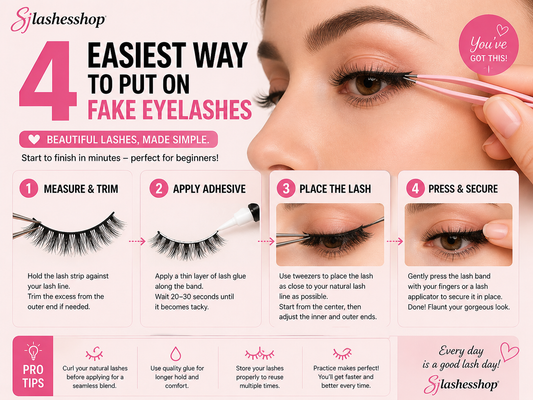 4 Easiest Way to Put on Fake Eyelashes: The Pro Artist & Manufacturer Guide