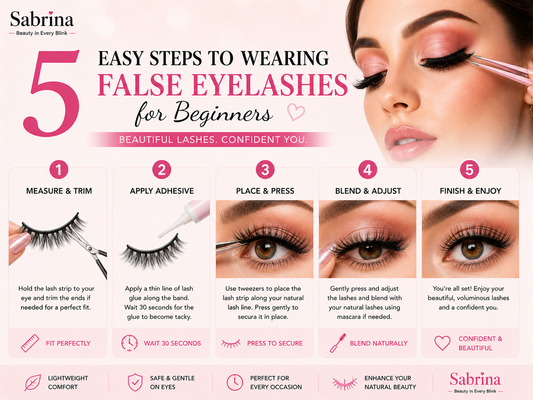 5 EASY STEPS TO WEARING FALSE EYELASHES FOR BEGINNERS: AN EXPERT GUIDE