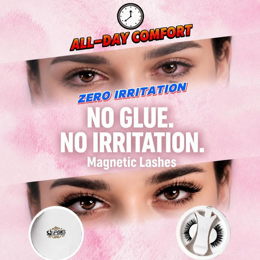 Magnetic lash band length 28mm width 35mm C curl 50 degree beginner natural style specification chart
