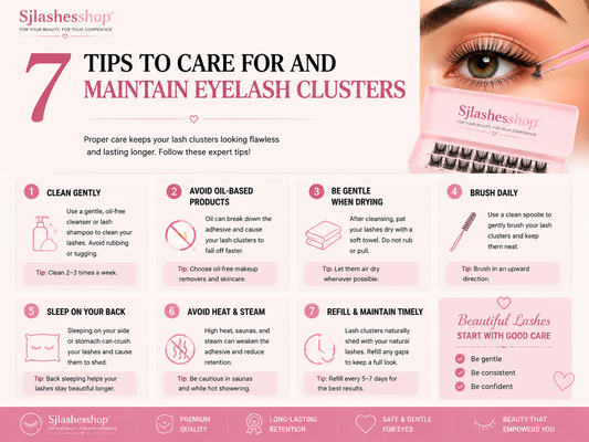 7 Tips to Care for and Maintain Eyelash Clusters: An Expert Industry Guide