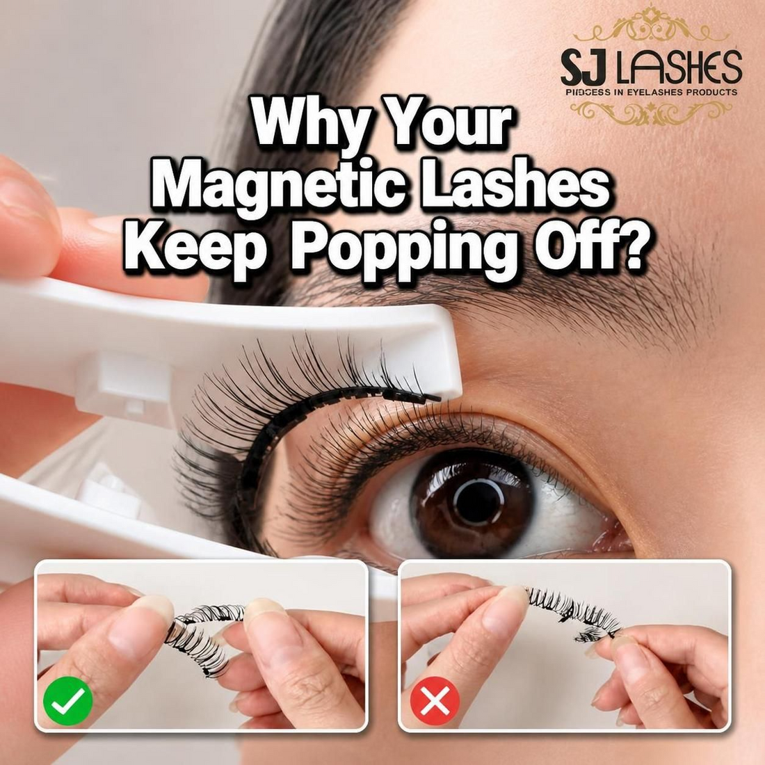 Why Your Magnetic Lashes Keep Lifting (And the 10-Second Fix): The Ultimate 2026 Glue-Free Guide