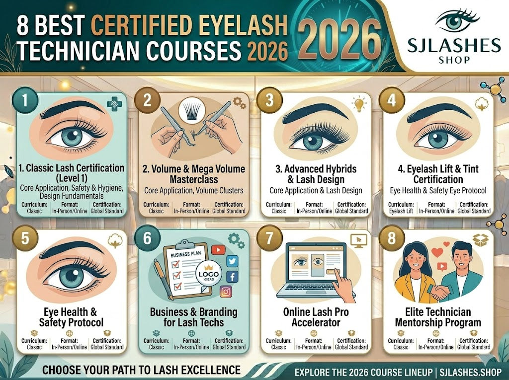8 Best Certified eyelash technician course 2026