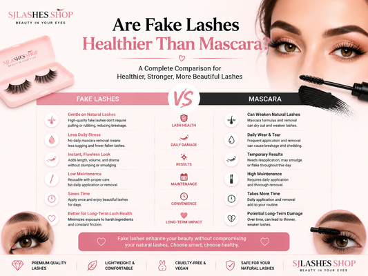 Are Fake Lashes Healthier Than Mascara? A Professional Breakdown