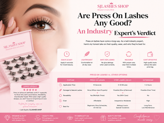 Are Press On Lashes Any Good? An Industry Expert's Verdict