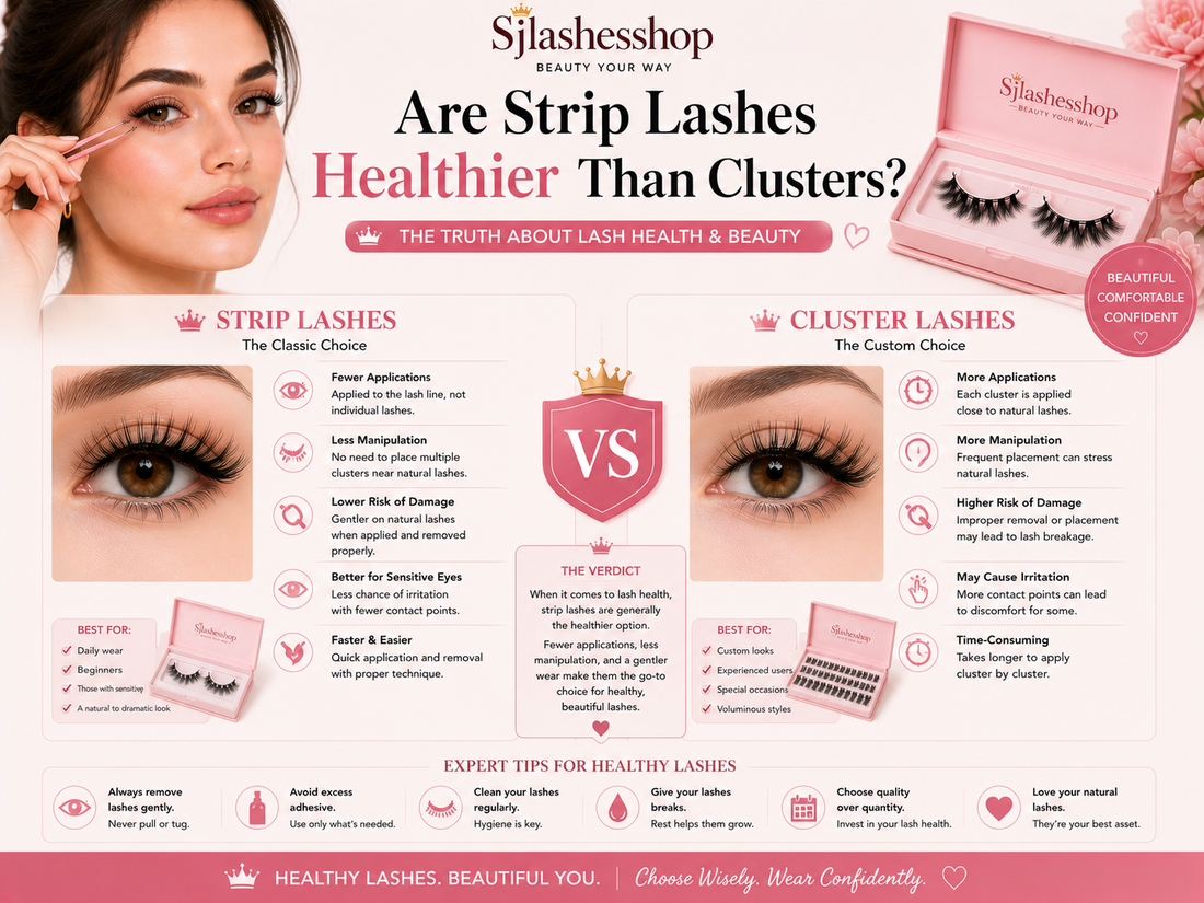 Are Strip Lashes Healthier Than Clusters? An Expert Practitioner's Guide