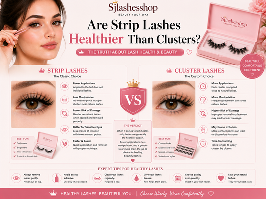 Are Strip Lashes Healthier Than Clusters? An Expert Practitioner's Guide