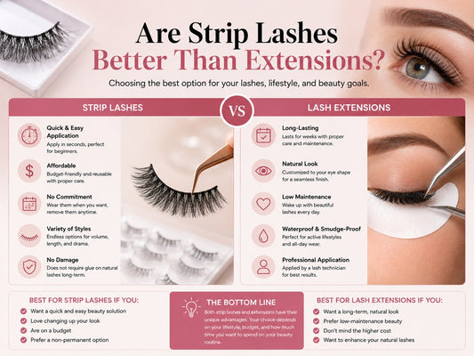 Are strip lashes better than extensions?