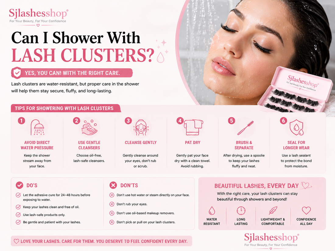 Can I Shower With Lash Clusters? An Expert Industry Guide