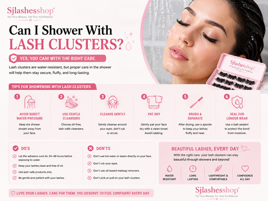 Can I Shower With Lash Clusters? An Expert Industry Guide