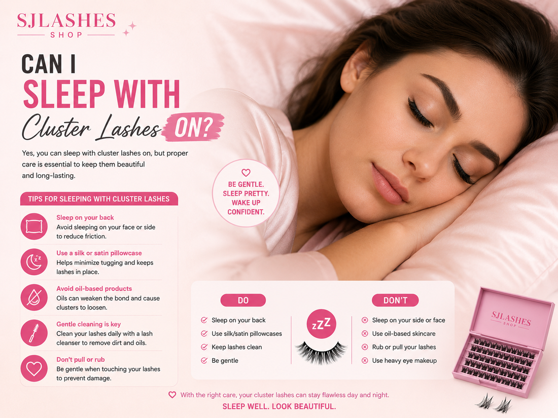 Can I Sleep With Cluster Lashes On? An Expert Guide to Overnight Wear
