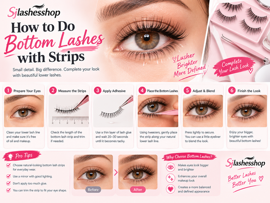 How to Do Bottom Lashes with Strips?