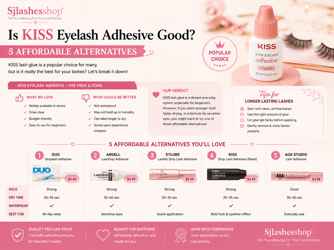 Is Kiss Eyelash Adhesive good?5 affordable alternatives
