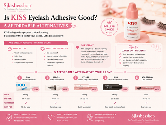 Is Kiss Eyelash Adhesive good?5 affordable alternatives
