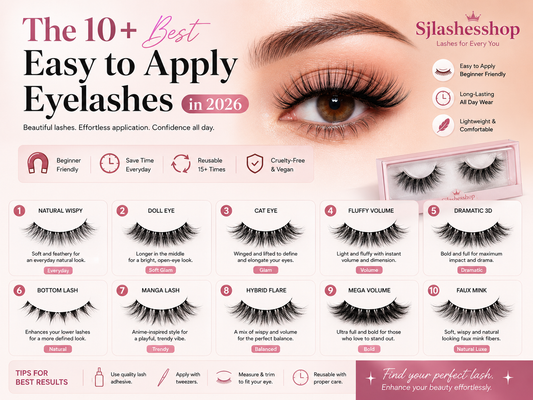 The 10+ Best Easy to Apply Eyelashes in 2026: An Expert Industry Guide