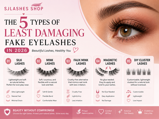 The 5 Types of Least Damaging Fake Eyelashes in 2026