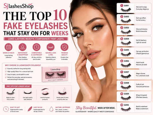 The Top 10 Fake Eyelashes That Stay on for Weeks