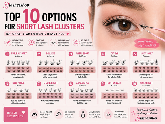 Top 10 Options for Short Lash Clusters