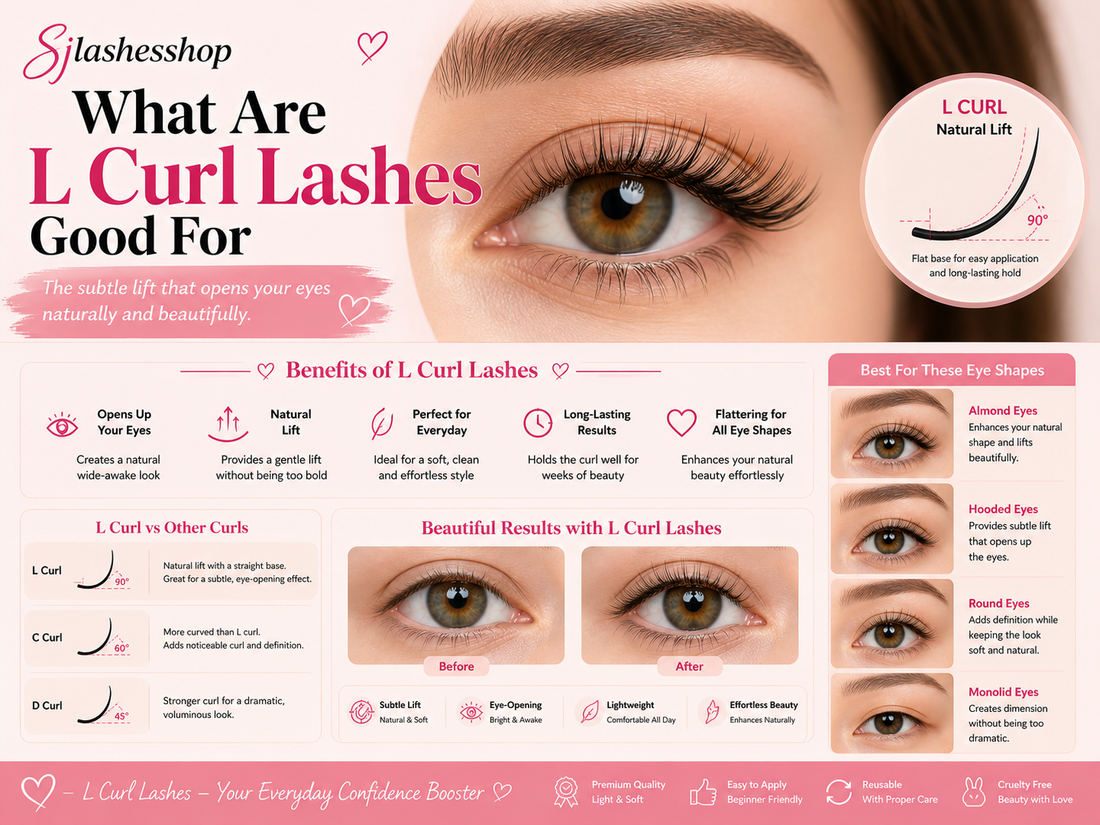 What Are L Curl Lashes Good For? The Lash Artist Engineering Guide to Lift, Retention, and Eye Mapping