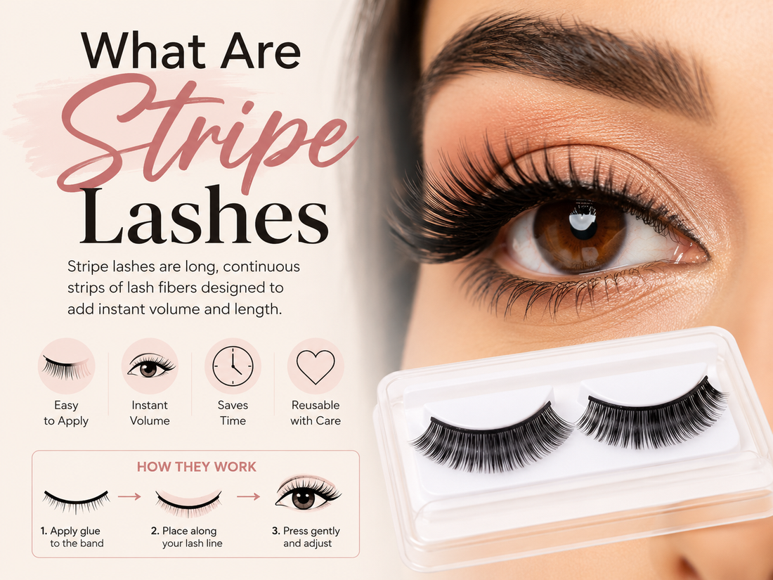 What Are Stripe Lashes? An Expert Industry Guide