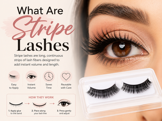 What Are Stripe Lashes? An Expert Industry Guide