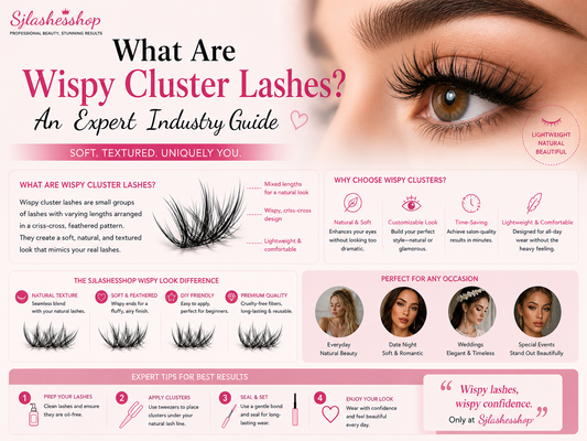 What Are Wispy Cluster Lashes? An Expert Industry Guide
