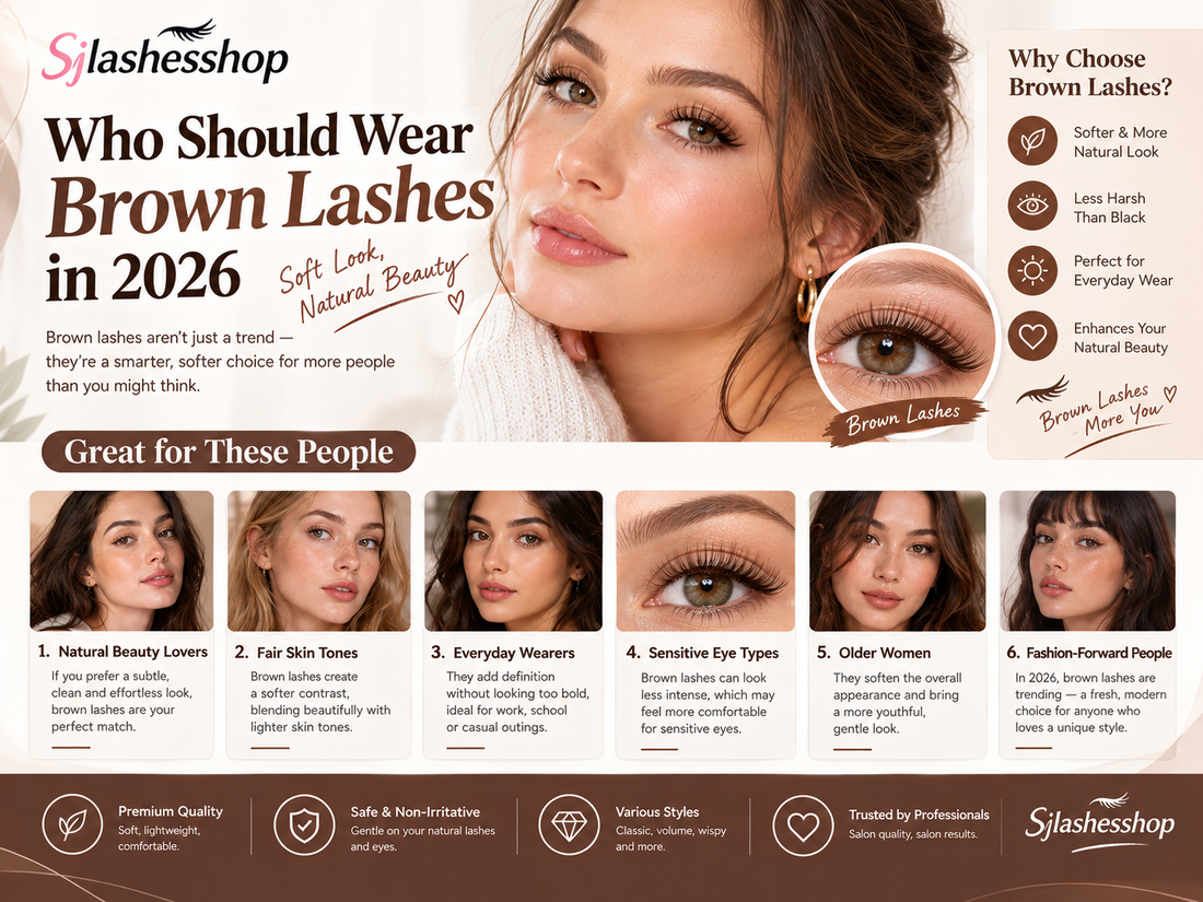 Who Should Wear Brown Lashes in 2026?