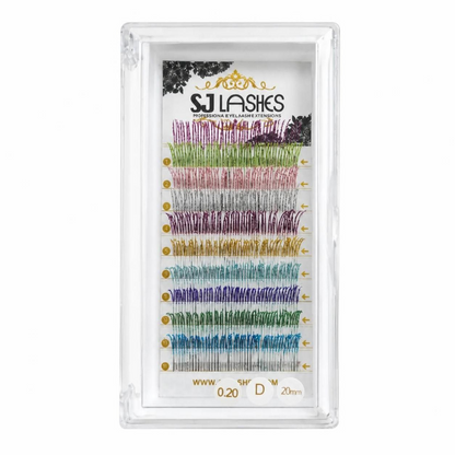 Professional Sparkle Color Accent Lashes
