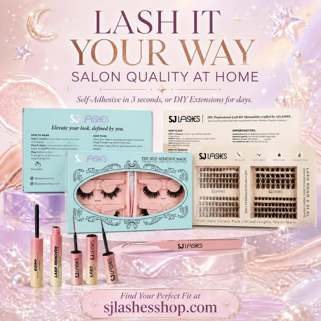 SJLASHES SHOP lash manufacturing and beauty styles