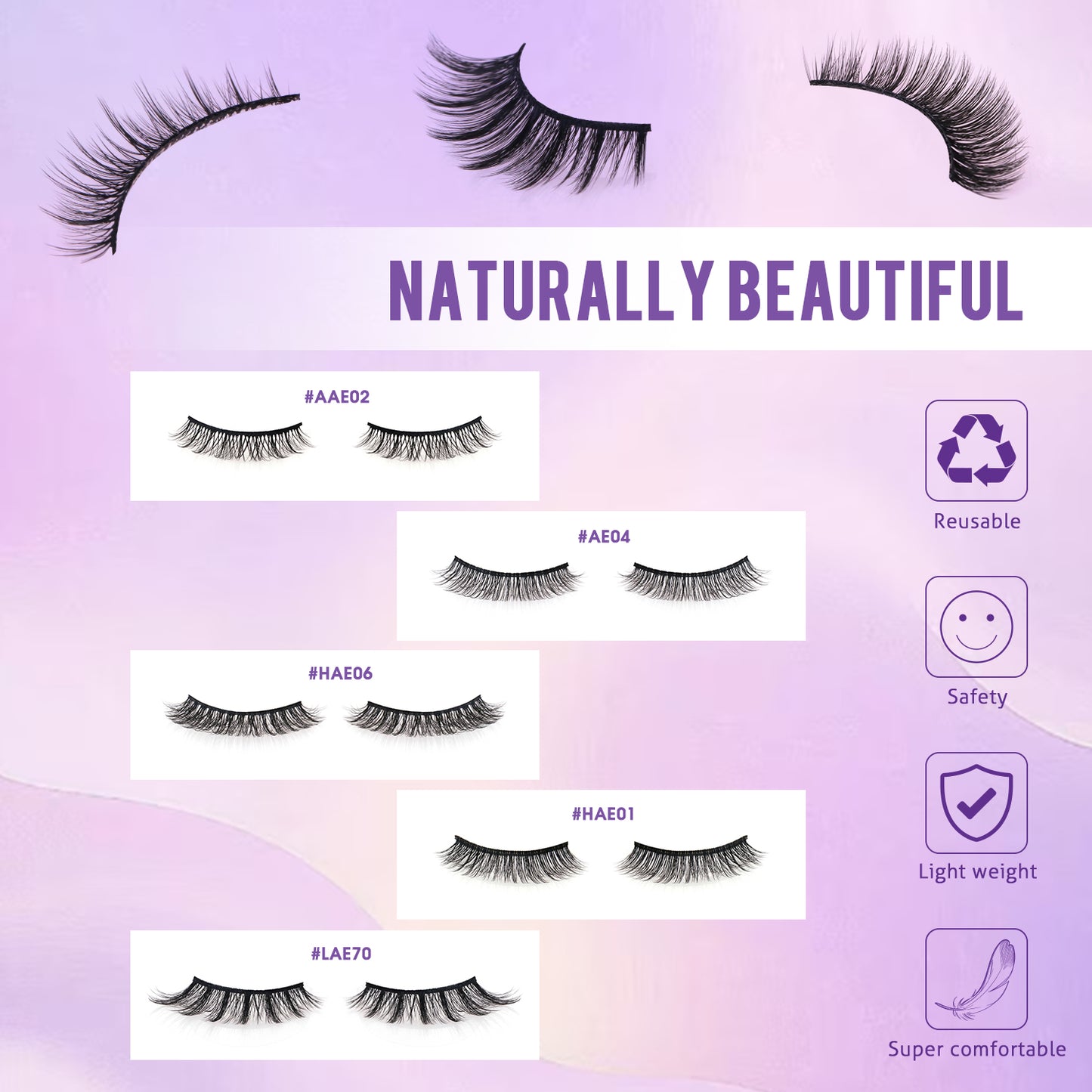 The Goddess 3D Faux Mink Lashes (5 Pairs) – Ultimate Volume Collection