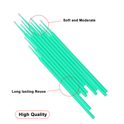 Premium Disposable Micro Brush Applicators - Multi-Purpose Precision Swabs for Makeup, Eyelash Extensions, Nail Art & Car Detailing