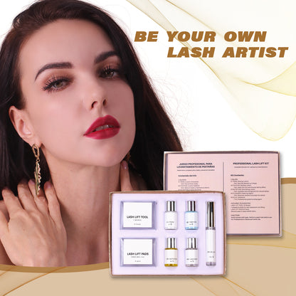 Professional Lash Lift Kit for Eyelash Perming Long Lasting 6-8 Weeks Curl DIY Eyelash Lifting Set for 8-10 Applications