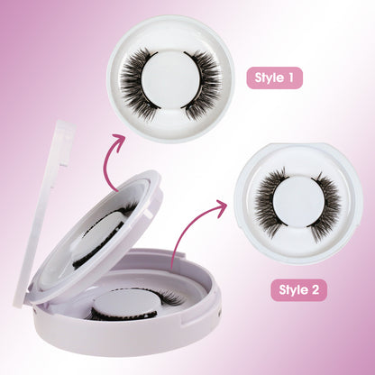 Premium Reusable Magnetic Lashes Kit - No-Glue Magnetic Sandwich Eyelashes (Factory Direct)