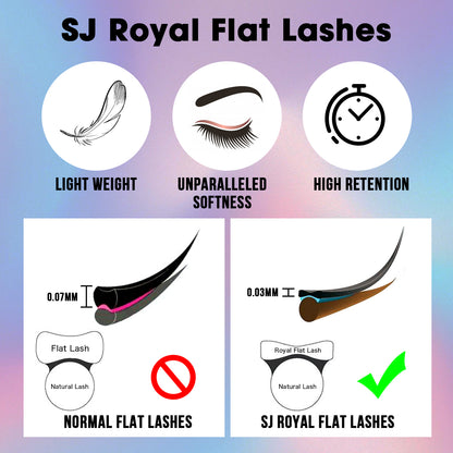 Featherlight Ellipse Flat Eyelash Extensions