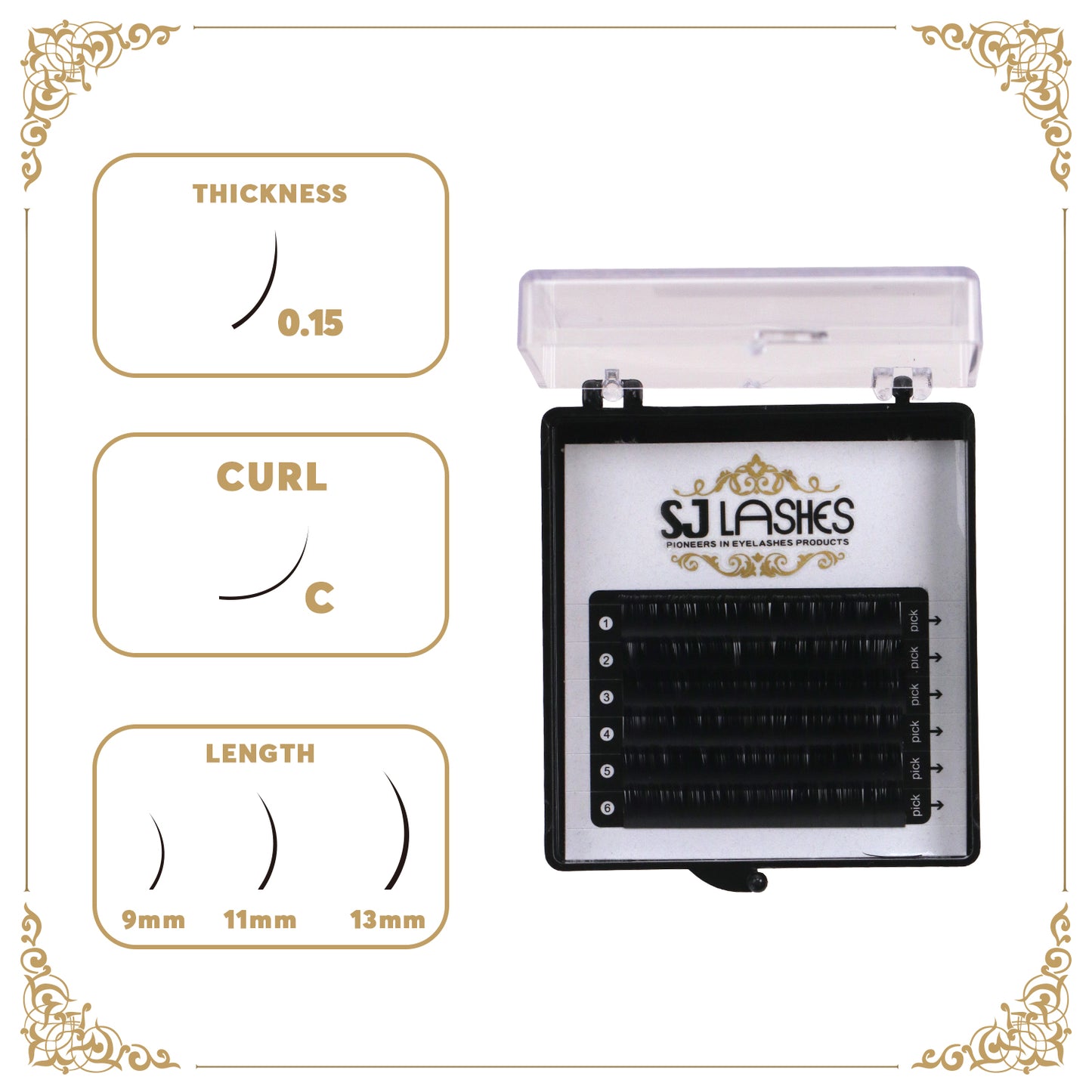 Featherlight Ellipse Flat Eyelash Extensions