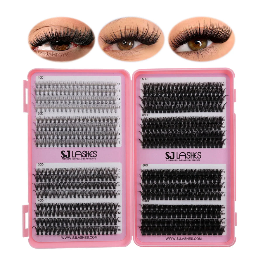 Sjlashesshop SJLASHES Mega Volume Mastery Cluster Lashes