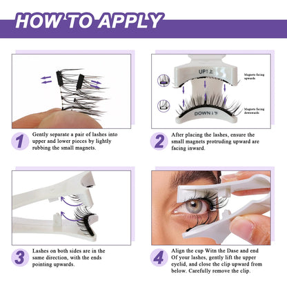 Sing-Pair Magnetic Lashes Kit #01