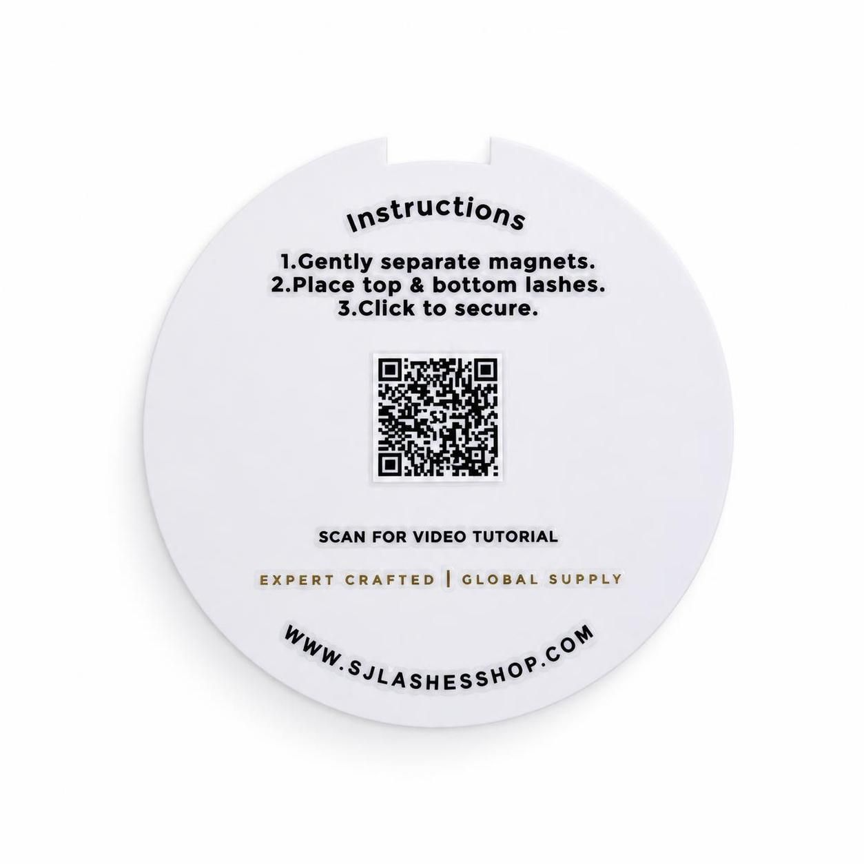 Two-Pair Magnetic Lashes Kit #Fluttery Wispy Magnetic Sandwich Lashes (Factory Direct)
