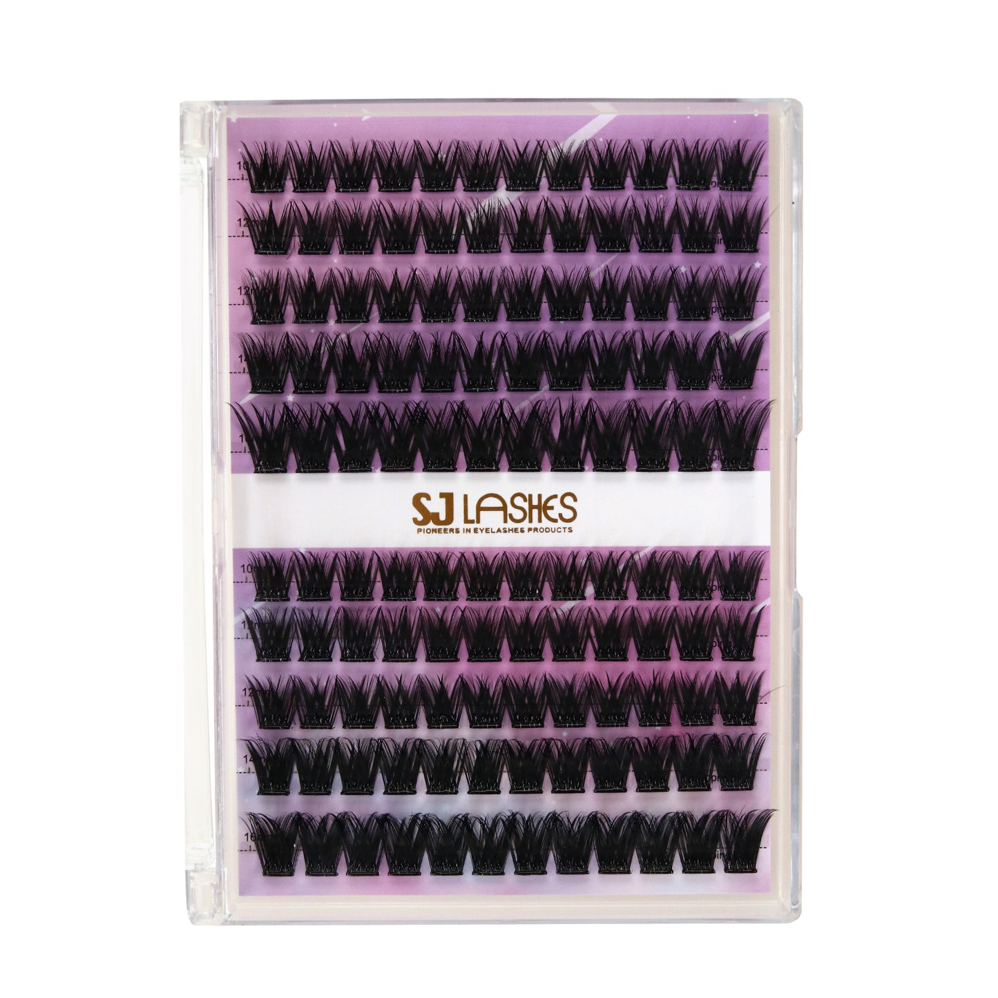 Self-Adhesive Pre-Glued Cluster Lash Kit: W-Shape Wide-Base & Pre-Mapped Contour Styles