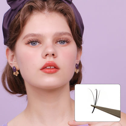 Premium Spiky Premade Volume Lash Fans Wispy Eyelash Extensions 3D 5D 7D 9D Mixed Lengths D Curl 0.07mm Ultra Lightweight Pro Silk Lashes