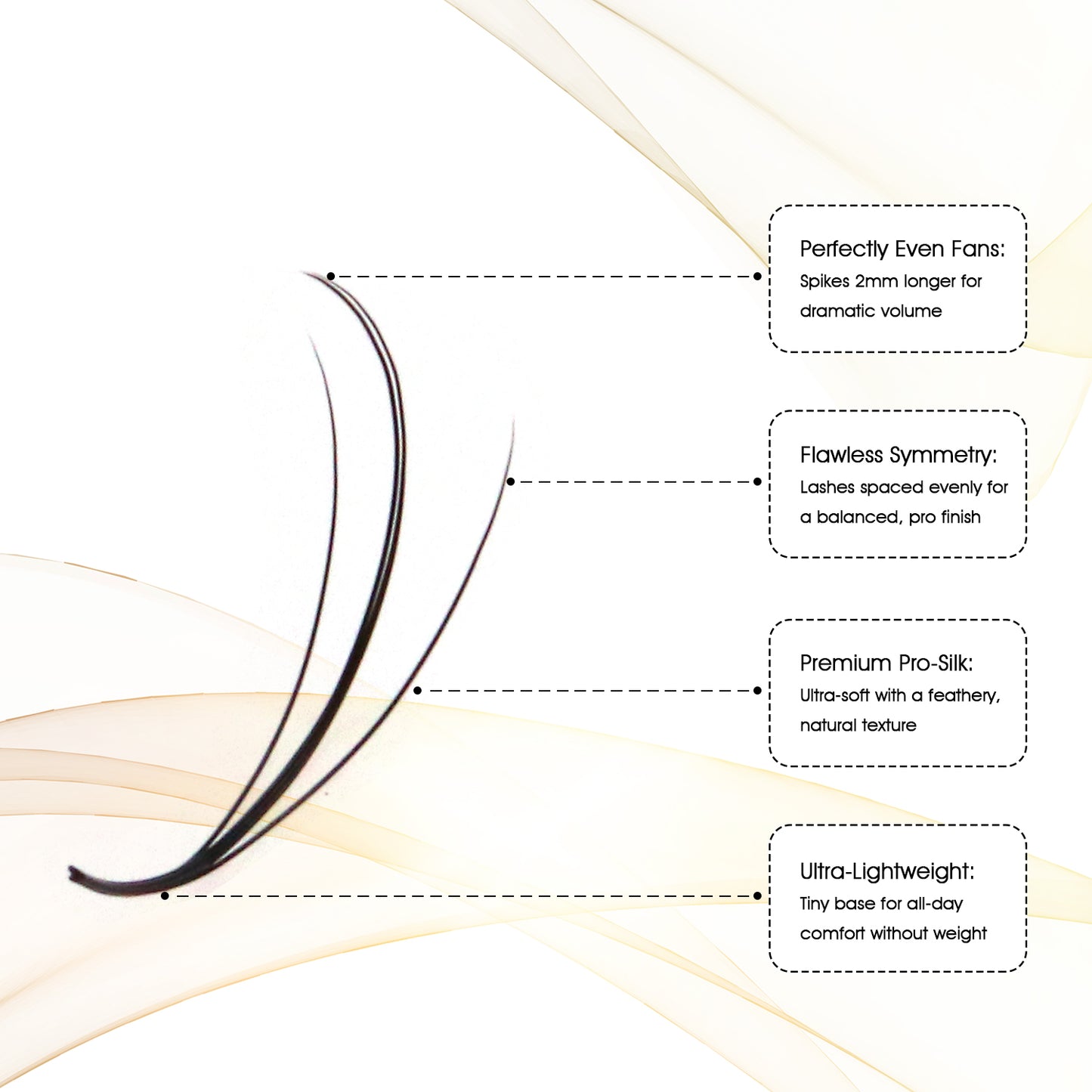 Premium Spiky Premade Volume Lash Fans Wispy Eyelash Extensions 3D 5D 7D 9D Mixed Lengths D Curl 0.07mm Ultra Lightweight Pro Silk Lashes
