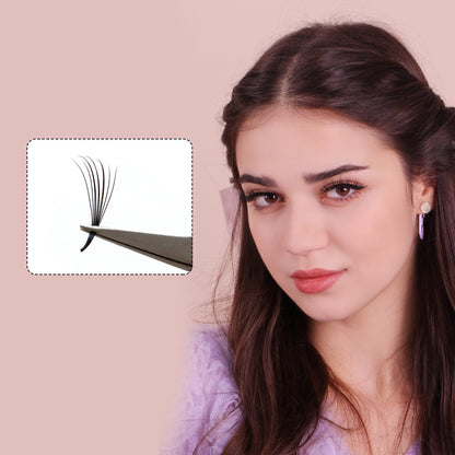 Premium Spiky Premade Volume Lash Fans Wispy Eyelash Extensions 3D 5D 7D 9D Mixed Lengths D Curl 0.07mm Ultra Lightweight Pro Silk Lashes