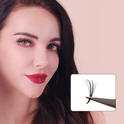 Premium Spiky Premade Volume Lash Fans Wispy Eyelash Extensions 3D 5D 7D 9D Mixed Lengths D Curl 0.07mm Ultra Lightweight Pro Silk Lashes