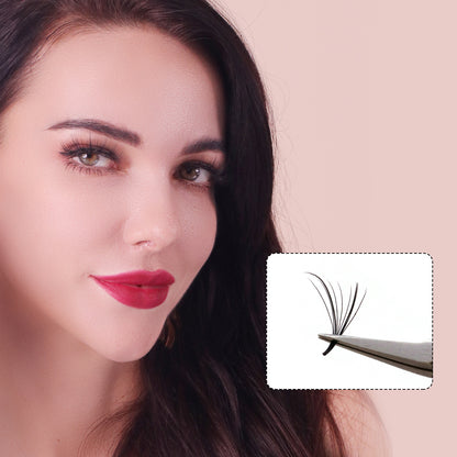 Premium Spiky Premade Volume Lash Fans Wispy Eyelash Extensions 3D 5D 7D 9D Mixed Lengths D Curl 0.07mm Ultra Lightweight Pro Silk Lashes