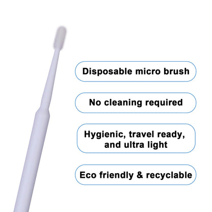 Premium Disposable Micro Brush Applicators - Multi-Purpose Precision Swabs for Makeup, Eyelash Extensions, Nail Art & Car Detailing