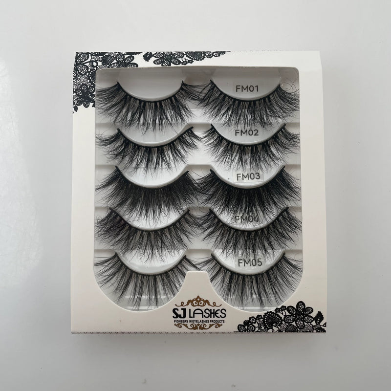 2. SJLASHES SHOP Premium Strip Lashes