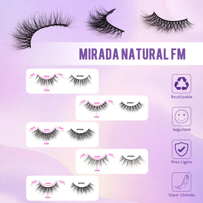 Cílios Celestiais 5D Mink Lite (Mais Esparsos)
